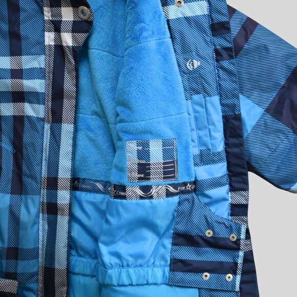 FREE COUNTRY Fleece Lined Ski Jacket Blue Size XL (16) - Picture 6 of 9